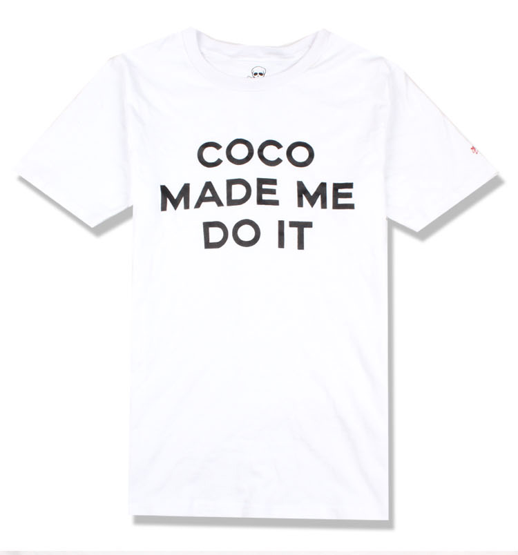 Coco Made Me Do It Funny Sayings T-Shirt Women Men Tees