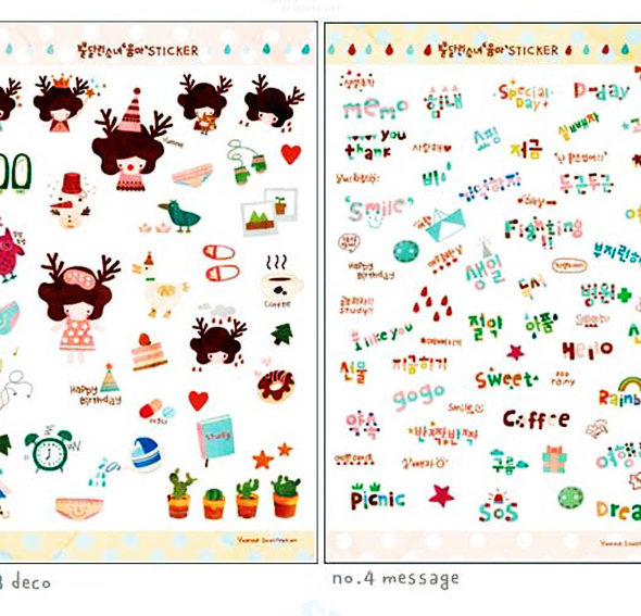 Antler girl stickersStickers 3&4_827