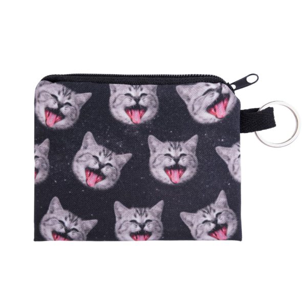 Cat galaxy coin purse