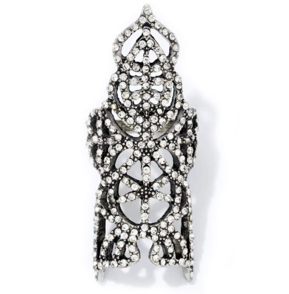 Filigree iced ring up