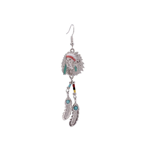 Indian silver indian earrrings measurements