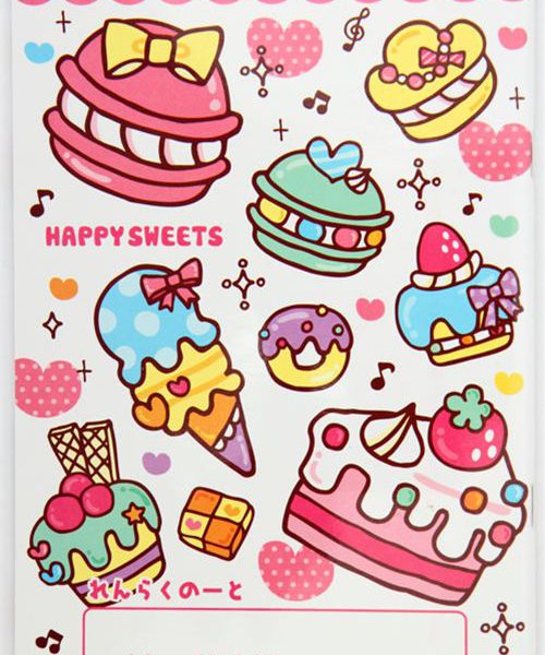 Q-Lia-School-Notebook-kawaii-cake-cupcake-macaroon-105000-1 copy