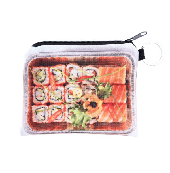 Sushi box coin purse full