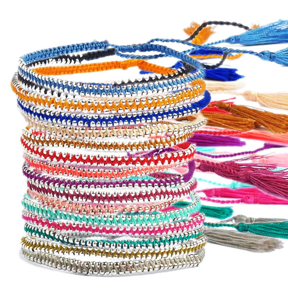 Tassel bracelets visual