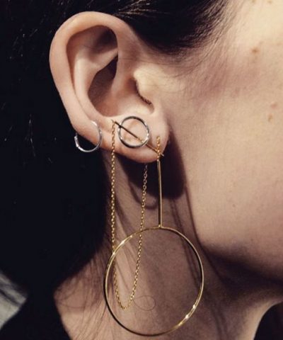 SAFETY PIN EARRINGS - SILVER – FALA Jewelry