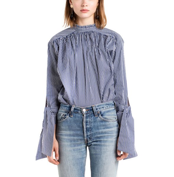 HDY-Haoduoyi-Sweet-Casual-Chic-Women-Tops-Sexy-Elegant-Back-Single-Breasted-Blouse-Autumn-Tie-Cuff