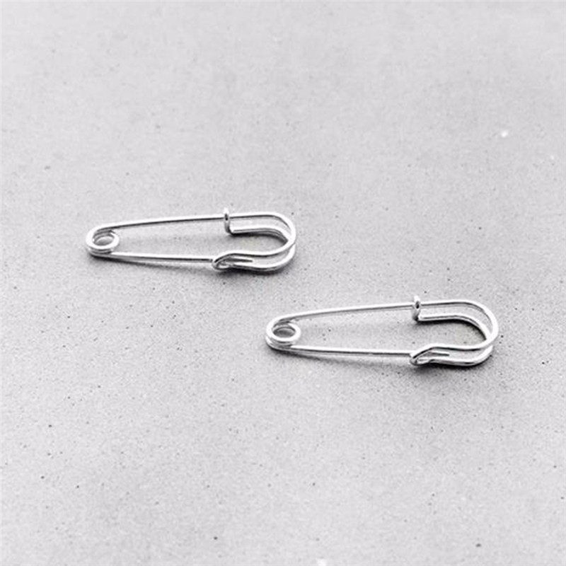 Small Pave Safety Pin Earring — Cindy Ensor Designs