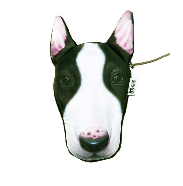 Neville Bull Terrier zip coin purse
