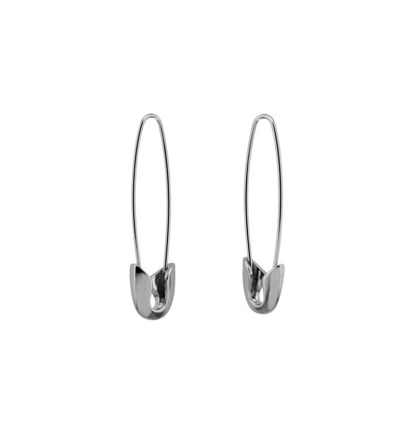 Safety earrings Silver