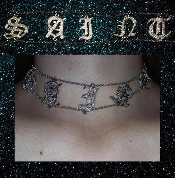 Saint Choker necklace